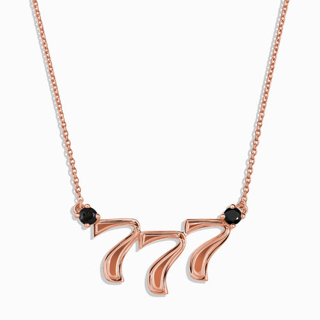 Black Spinel Necklace - Lucky Me