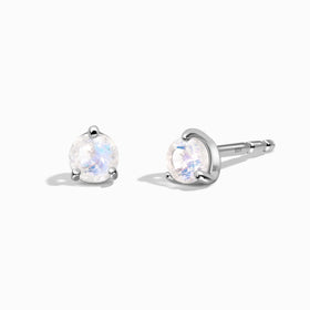 Moonstone Round Studs