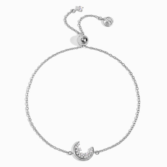 Lune Cord Necklace in White main image 1