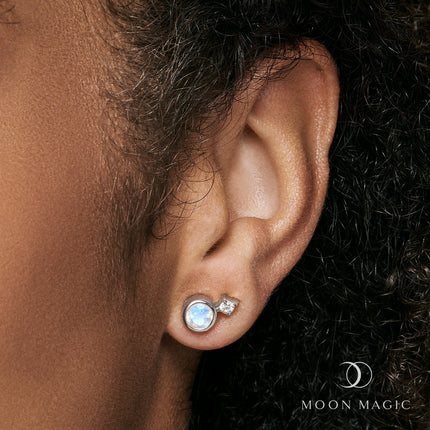 Moonstone Earrings - Polaris