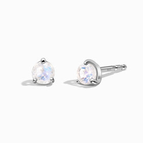 Moonstone Round Studs