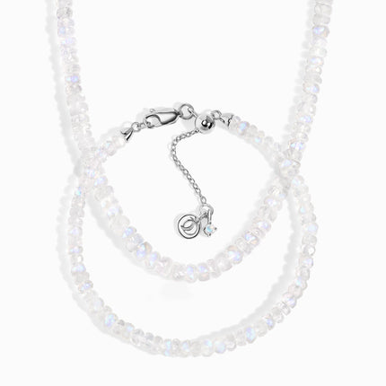 Beads Necklace & Bracelet - Moonstone