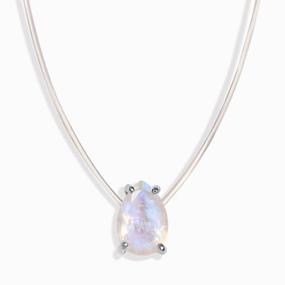 Moonstone Necklace Floating Sway June Birthstone – Moon Magic