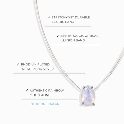 Moonstone Necklace - Floating Sway
