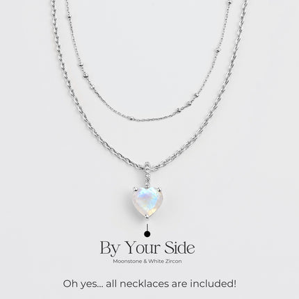 Moonstone Necklace Set - Share The Love