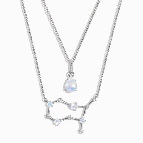 Gemini Zodiac & June Birthstone Necklaces