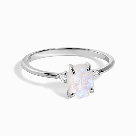 Moonstone Ring - Petite Raw Allure