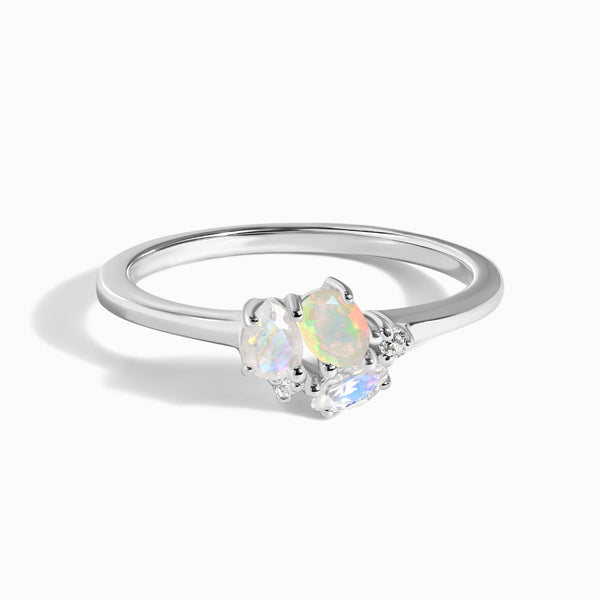 Opal Moonstone Ring - Orion – Moon Magic Opal Moonstone Ring - Orion – Moon Magic