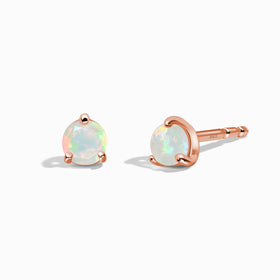 Opal Round Studs
