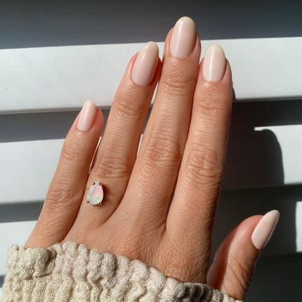 Opal Ring Floating Sway - October Birthstone