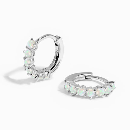 Opal Earrings - Bonny Hoops