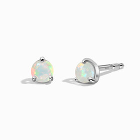 Opal Round Studs