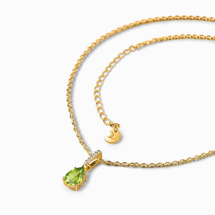 Peridot Necklace Sway - August Birthstone