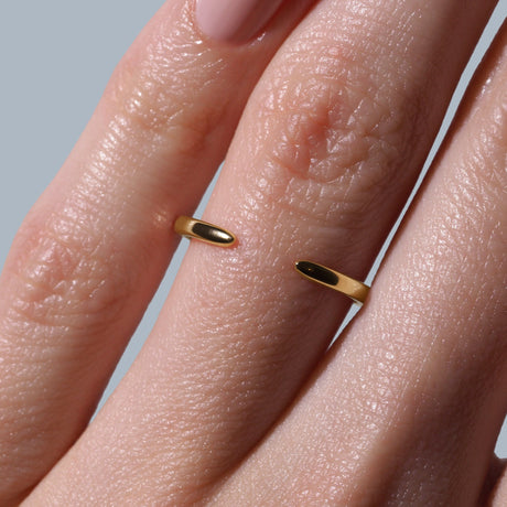 Adjustable Ring - Plain Twinkling Band