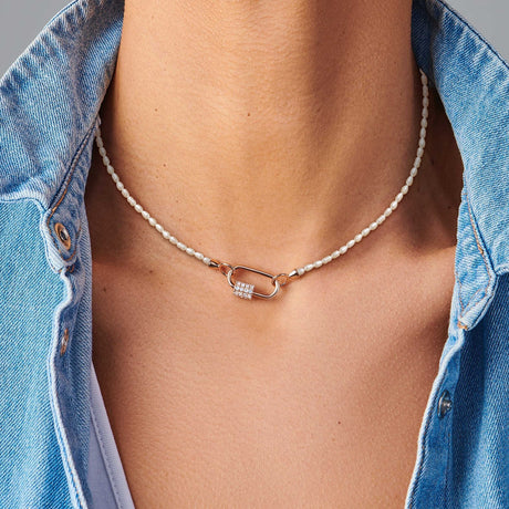 Rice Pearl Chain - Ready To Lock