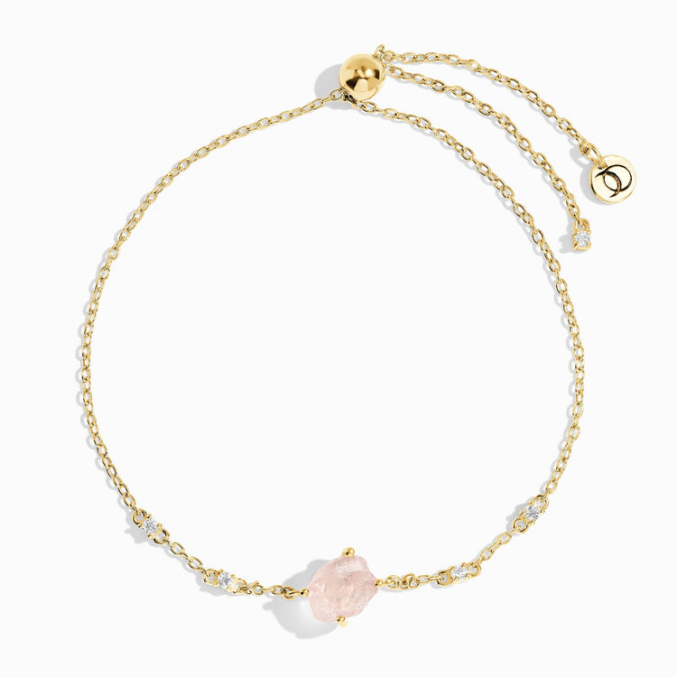 Zen Rose Quartz Bracelet with Tumble | The Zen Crystals