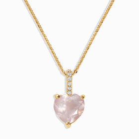 Rose Quartz Necklace - By Your Side