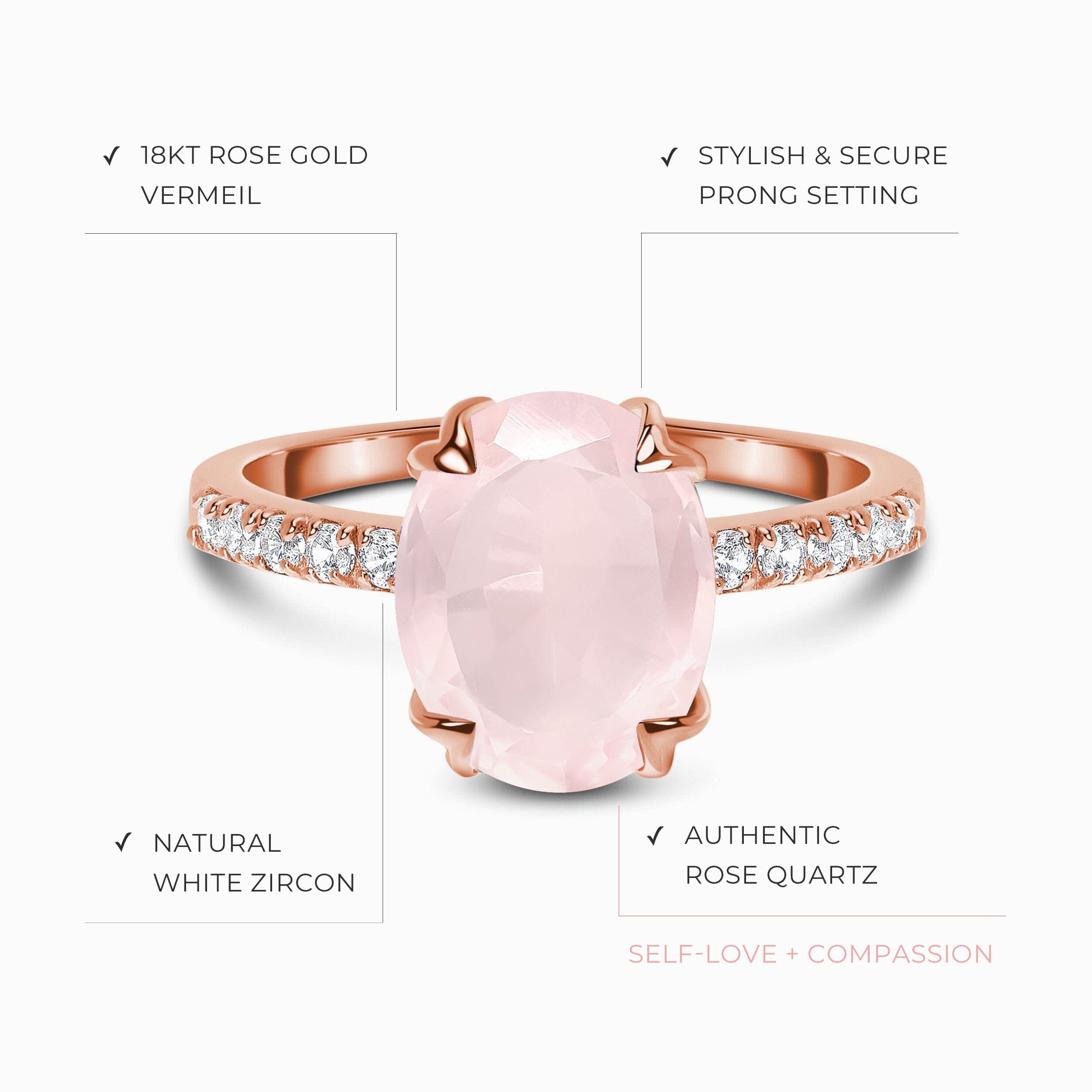 Pink Quartz 2024 Statement Ring, Pink Quartz Ring, Rose Quartz Ring, Gemstone Ring, Pink Ring, Pink Stone Ring, Quartz Ring, Pink Gemstone Ring