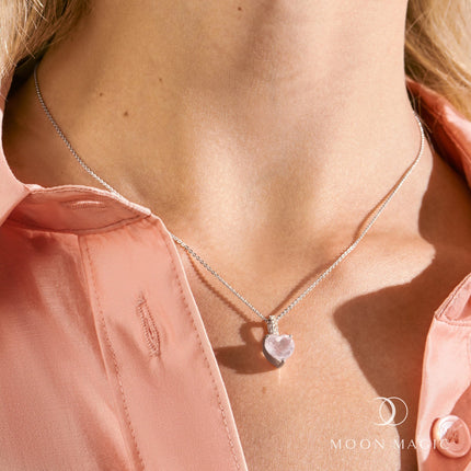 Rose Quartz Necklace - By Your Side