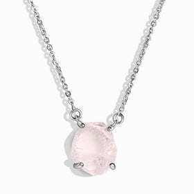 Raw Crystal Necklace - Rose Quartz 'Self-Love'