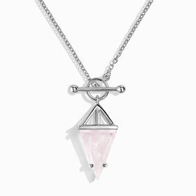Rose Quartz Necklace - Heroine