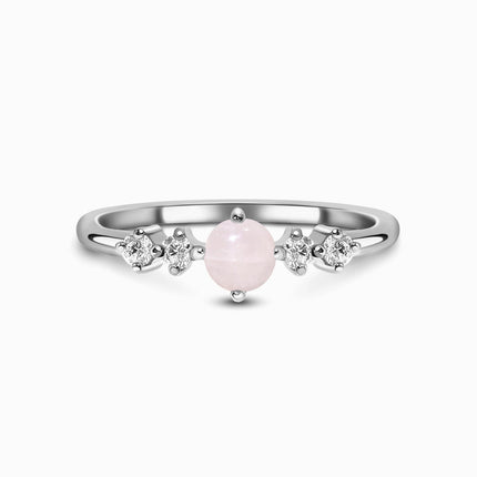 Rose Quartz Ring - Loveliness