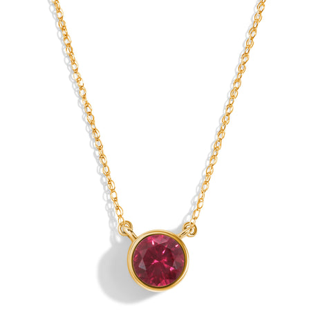 Ruby Necklace - Solitaire