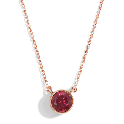 Ruby Necklace - Solitaire