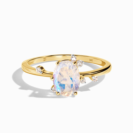 Moonstone Lab Diamond Ring - Muse