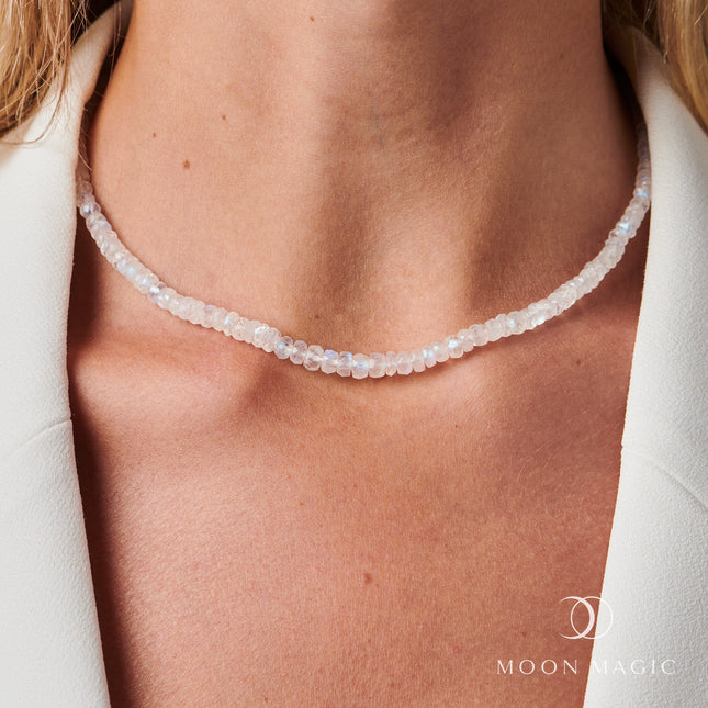 Beads Necklace Moonstone – Moon Magic - Main Image