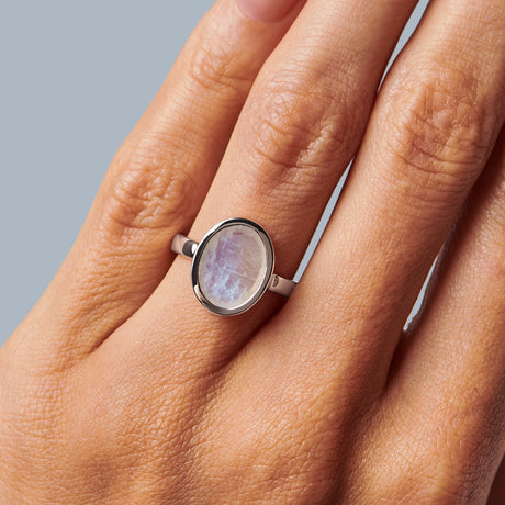 Crystal Ring - Enfolded Moonstone