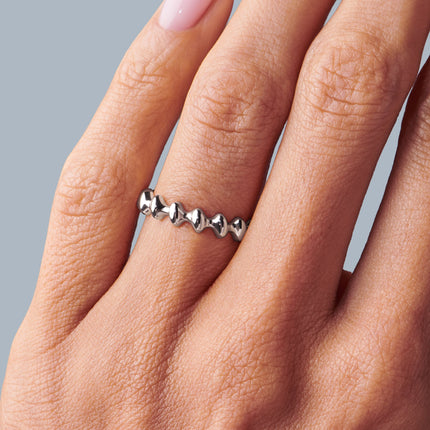 Stackable Ring Band - Swirl