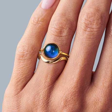 Reflection Ring & Waves Band