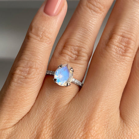 Moonstone Engagement Rings