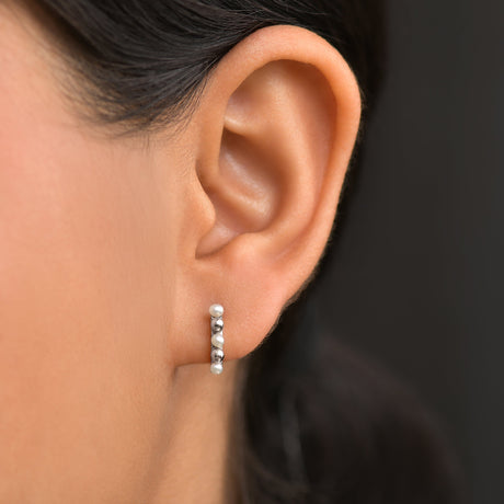 Pearl Earrings - Delphine Hoops