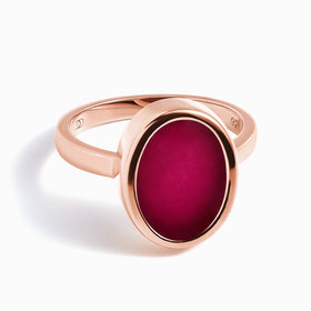 Pink Quartz Ring - Enfolded