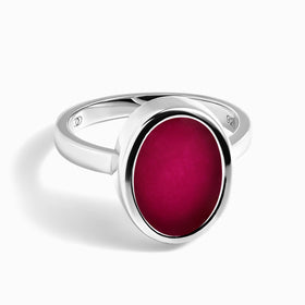 Crystal Ring - Enfolded Pink Quartz