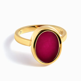 Crystal Ring - Enfolded Pink Quartz