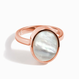 Mother of Pearl Ring - Enfolded