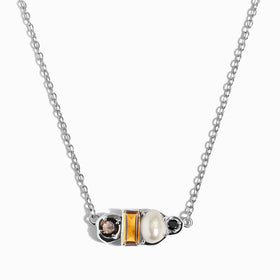 Madeira Citrine Pearl Necklace - Treasure