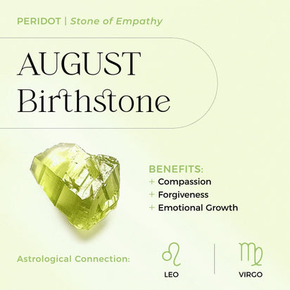 Leo Zodiac August Birthstone Necklaces – Moon Magic