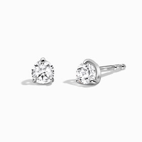 Fine Lab Diamond Round Studs - Pure Glow