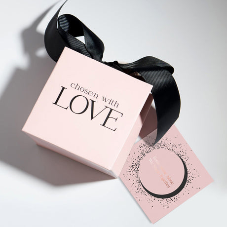 Pink Gift Bag & Black Gift Card Set - Large