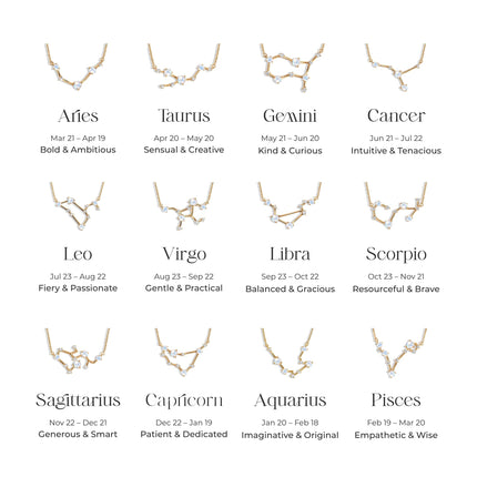 Capricorn Zodiac Constellation & Garnet Sway