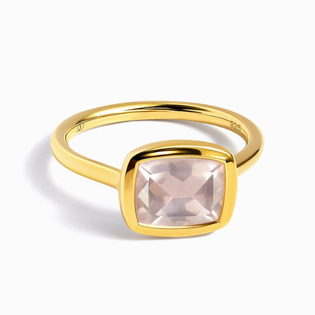 Rose Quartz Skin Touch Ring - Touched by Love