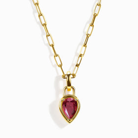 Ruby Talis Widelink Necklace - July Birthstone