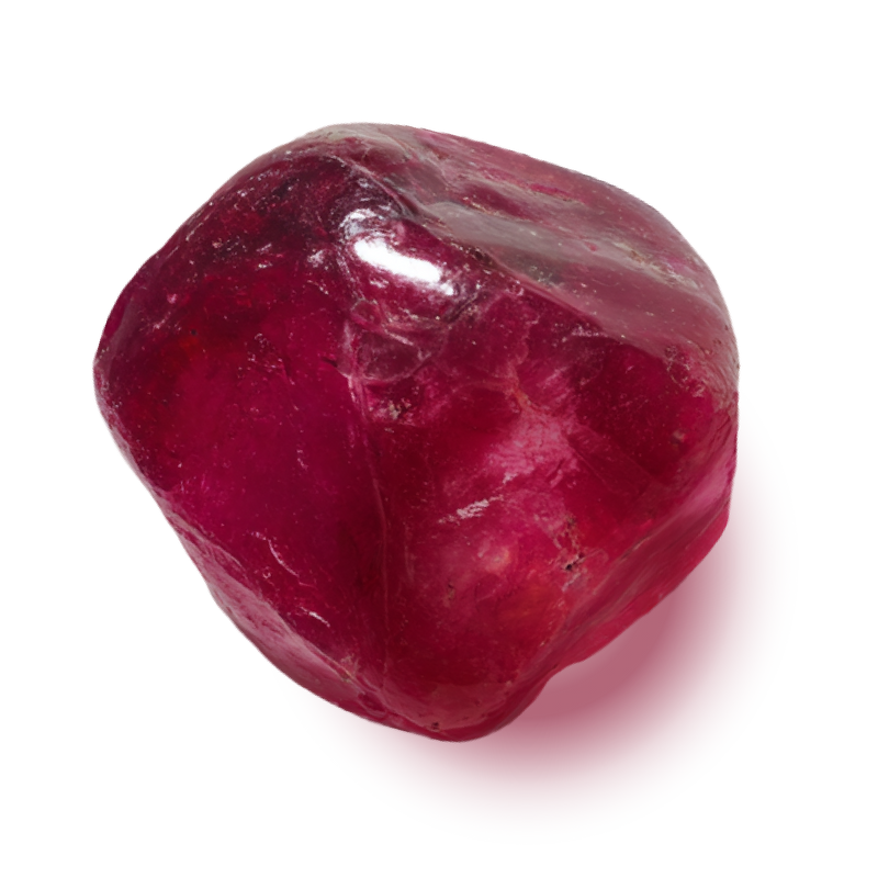 Rose Quartz Ruby Flow Ring - Stardust & Waves Band – Moon Magic