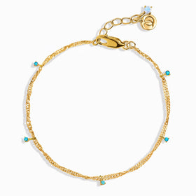 Apatite Anklet - Flowing
