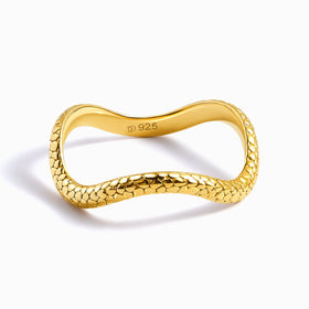 Ring Band - Serpent Waves