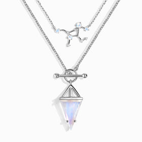 Moonstone Virgo Zodiac Constellation & Heroine Necklaces